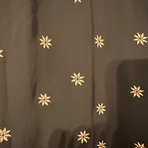 By Together Black/ Gold Star Oversized Tunic/Mini Dress with pockets Size S - Picture 4 of 5